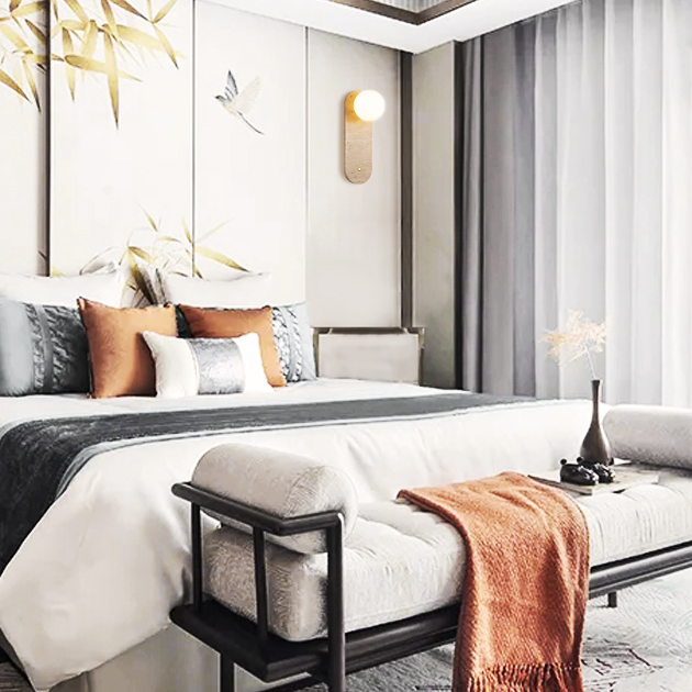 Miles 黃洞石圓球壁燈 2