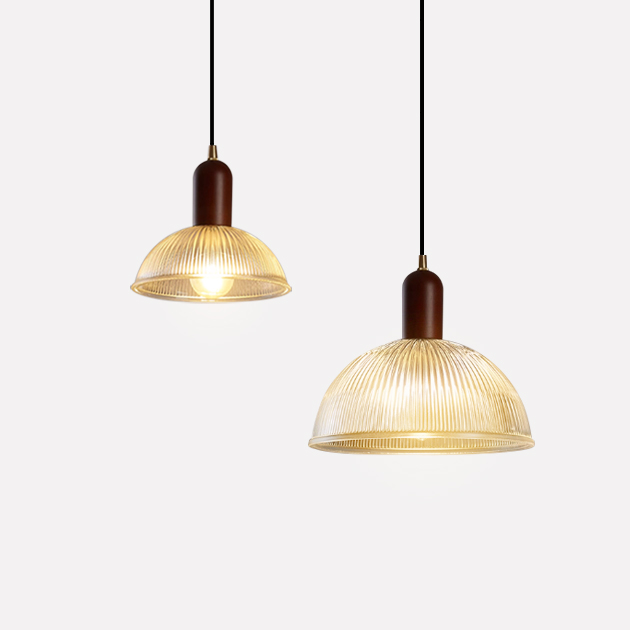 Reeded 復古玻璃小吊燈 3