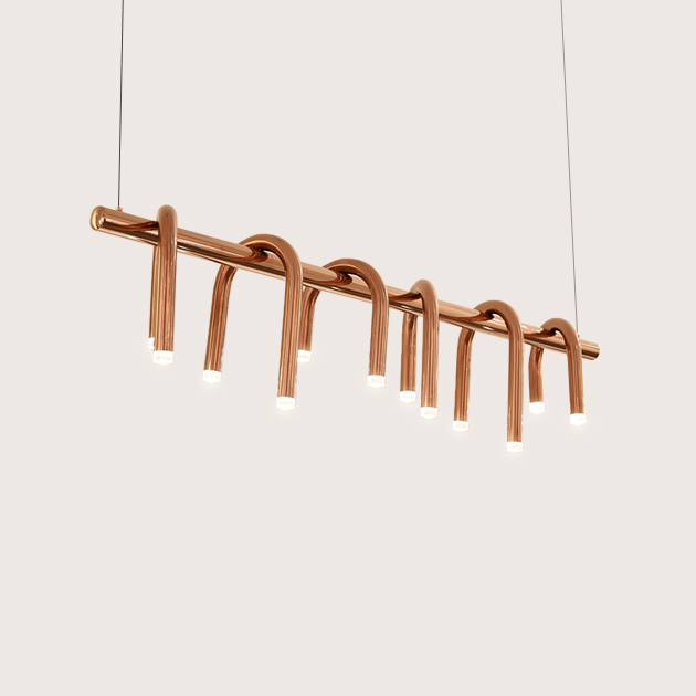 Walter 金屬U管長吊燈 1