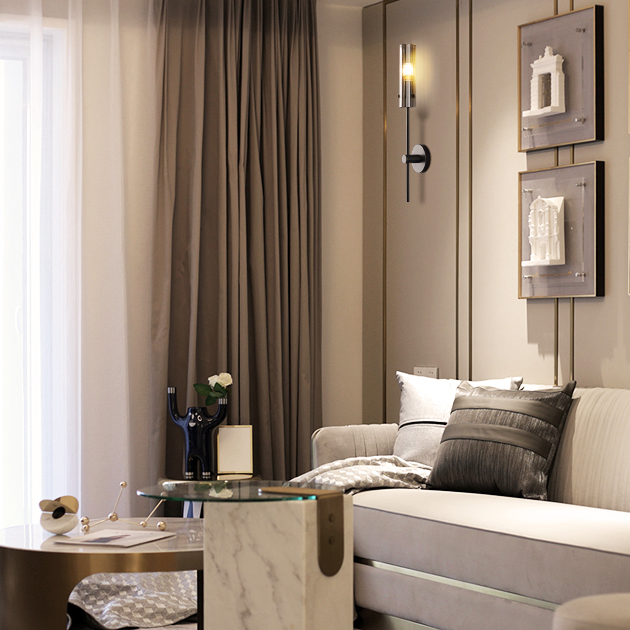 Saule 玻璃銅壁燈 3