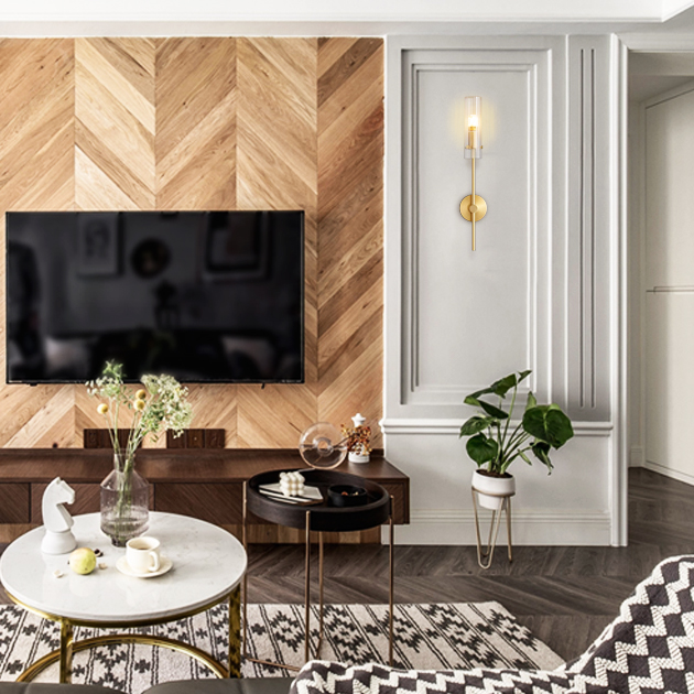 Saule 玻璃銅壁燈 4