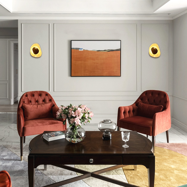 Moira 金箔壁燈 3