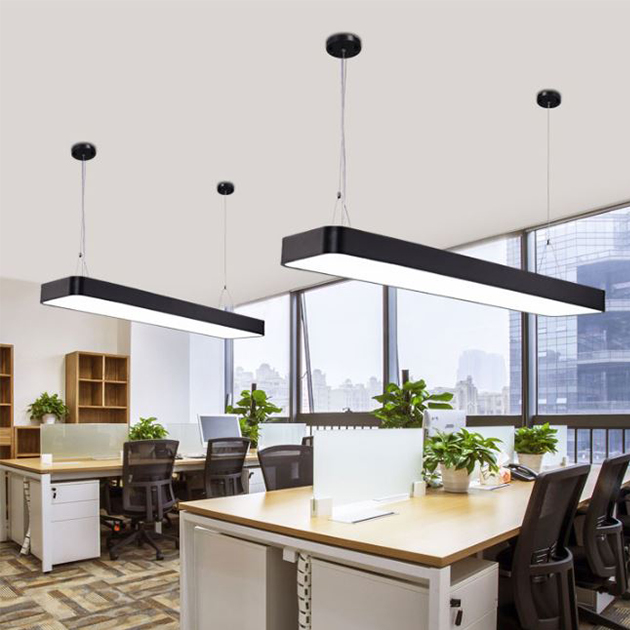 現代辦公室平板吊燈-圓角寬版 3