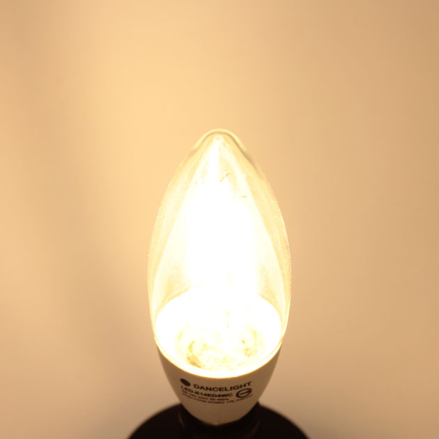 LED E14 4W 仿鎢絲尖清燈泡 2