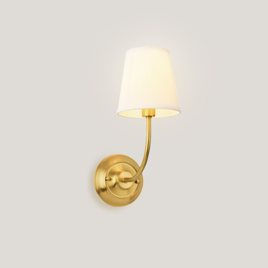 Lima 黃銅布罩壁燈