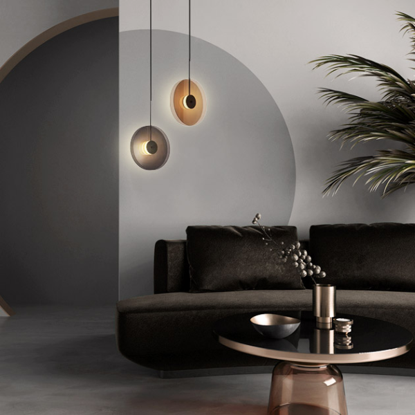 Lena 圓玻吊燈 (直)