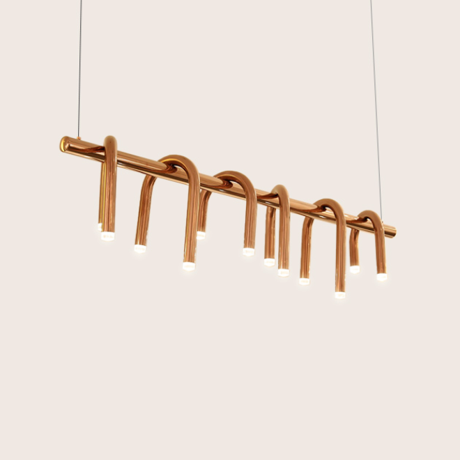 Walter 金屬U管長吊燈