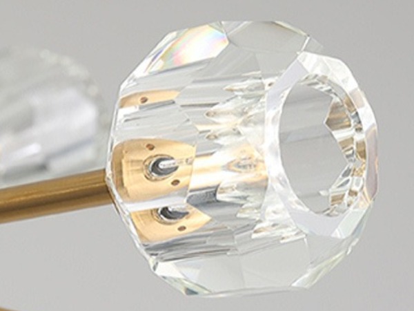 HC-0458C Snowflake 雪銅吸頂燈